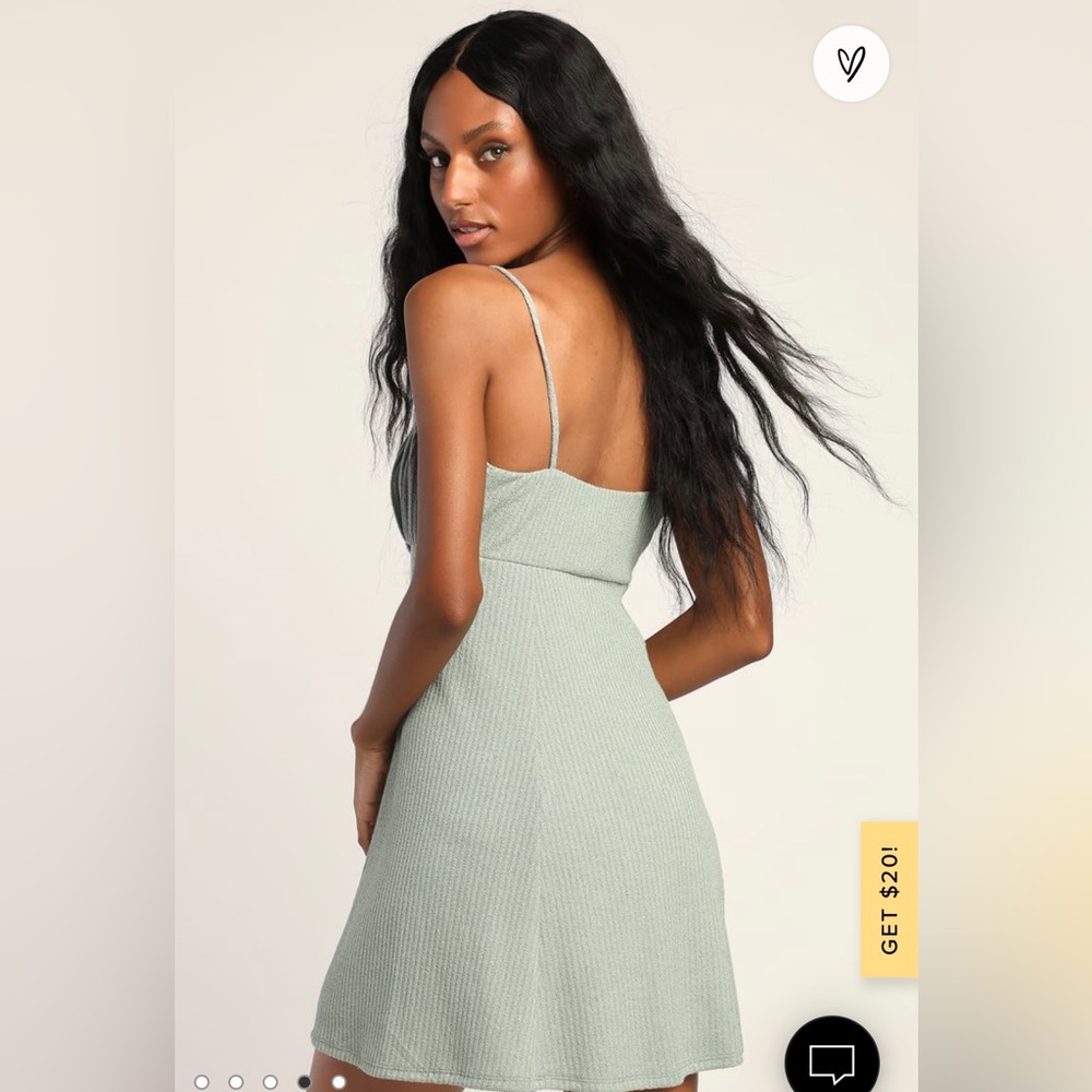 Lulu’s Ribbed Mini Dress (Small) - Picture 2 of 7